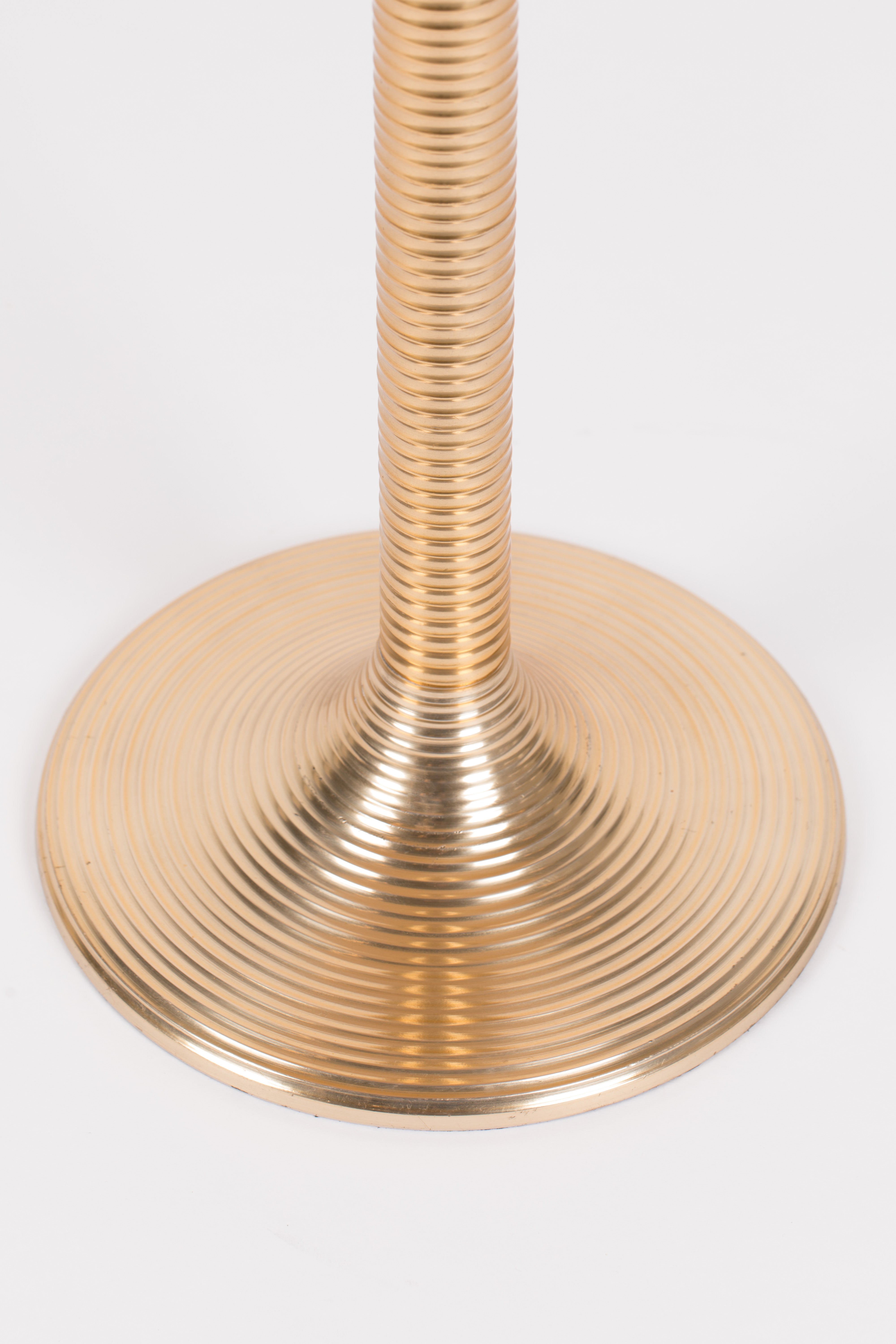 Bold Monkey Hypnotising Gold Round Side Table